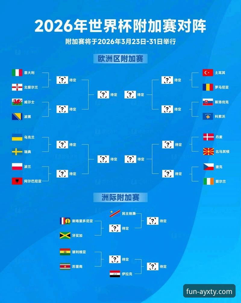 AYXTY体育官方下载怎么样 爱游戏体育平台世预赛附加赛全面评测:四强诞生,世界杯格局深度解析